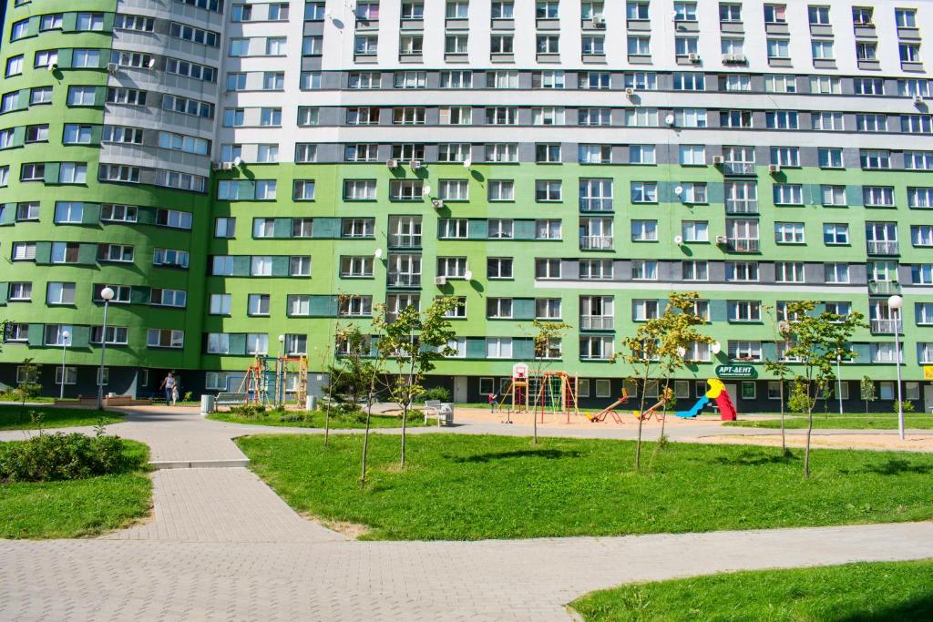 Отель JACUZZI ApartComplex Kaskad, Панорамный вид Центр Минска - фото №19